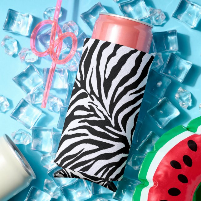 zebra 1 seltzer can cooler (In Situ Summer)