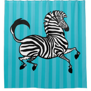 Zebra 1 Shower Curtain