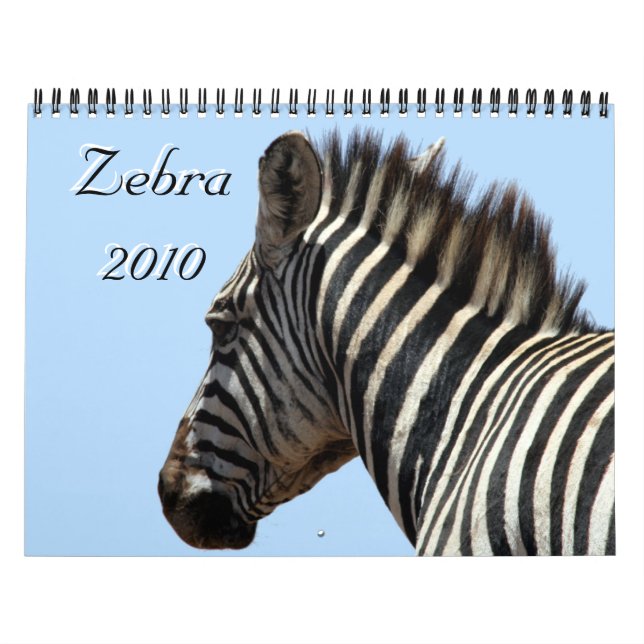 zebra 2010 calendar (Cover)