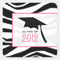 Zebra 2012 Graduation Sticker