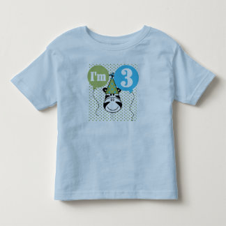 Zebra 3rd Birthday T-shirt