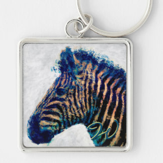 Zebra 4 key ring