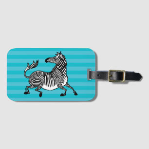 Zebra 4 Luggage Tag