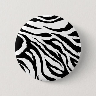 zebra 6 cm round badge