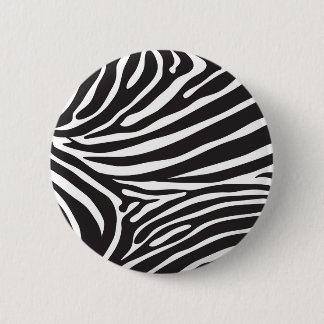 Zebra 6 Cm Round Badge