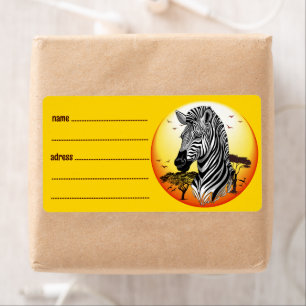 Zebra African Savanna Wild Animal