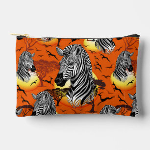 Zebra African Savanna Wild Animal Accessory Pouch