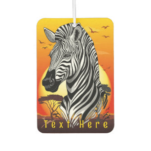 Zebra African Savanna Wild Animal Car Air Freshener