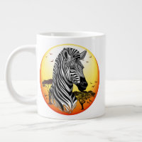 Zebra African Savanna Wild Animal