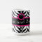 Zebra and Lace Chic and Sassy Monogram