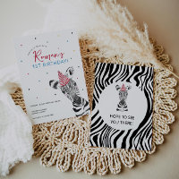 Zebra Animal Birthday Party 