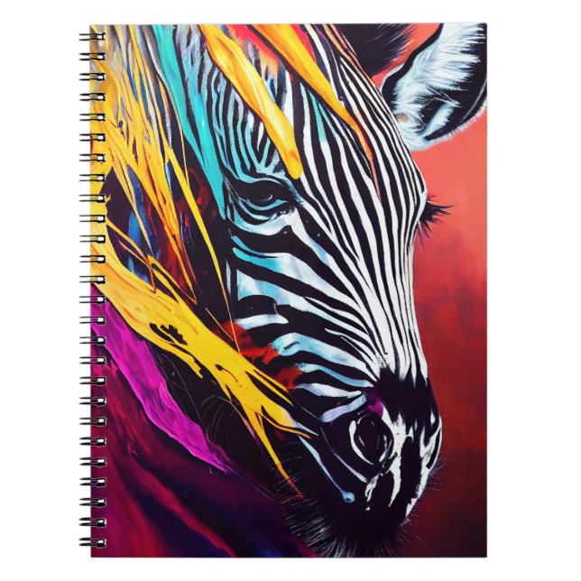 Zebra  Animal Discovery Adventure Nature Planet  Notebook (Front)