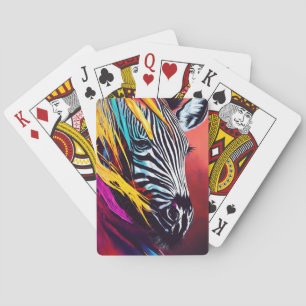 Zebra  Animal Discovery Adventure Nature Planet  Playing Cards