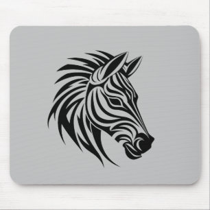 Zebra Animal Freedom World Wildlife Wonder Vector Mouse Pad