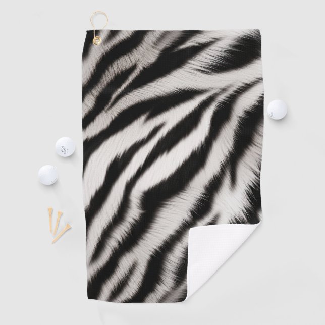 Zebra Animal Print Golf Towel (InSitu)
