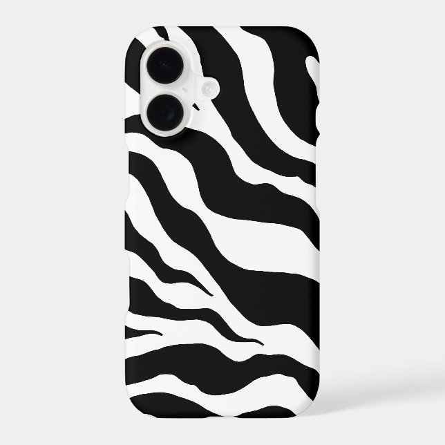 Zebra Animal Print iPhone Case (Back)