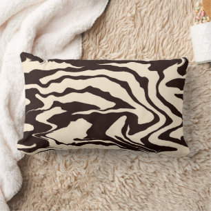 Zebra Animal Print Lumbar Cushion
