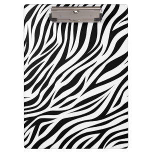 Zebra Animal Skin Print Pattern-15391 Clipboard