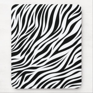 Zebra Animal Skin Print Pattern-15391 Mouse Pad