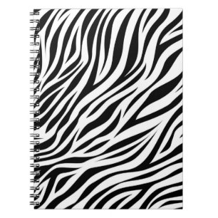 Zebra Animal Skin Print Pattern-15391 Notebook