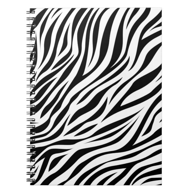Zebra Animal Skin Print Pattern-15391 Notebook (Front)