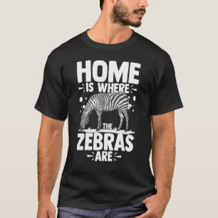 Zebra Animals Funny African Safari Zoo Cute T-Shirt