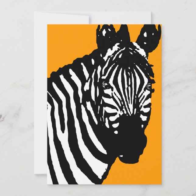 zebra announcements / invitations (Front)