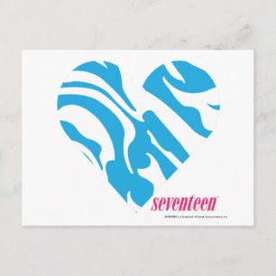 Zebra Aqua 2 Postcard