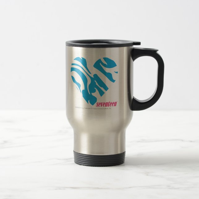 Zebra Aqua 2 Travel Mug (Right)