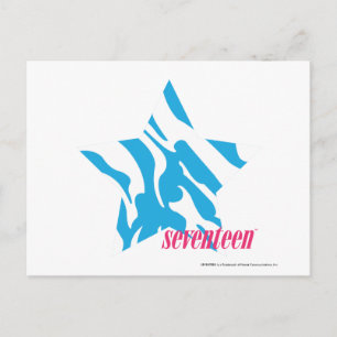 Zebra Aqua 3 Postcard