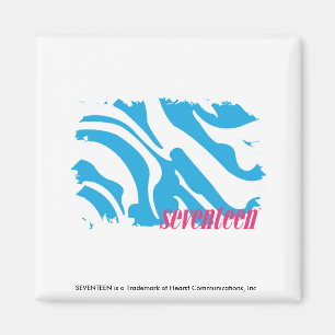 Zebra Aqua 4 Magnet