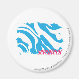 Zebra Aqua 4 Magnet
