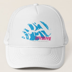 Zebra Aqua Trucker Hat
