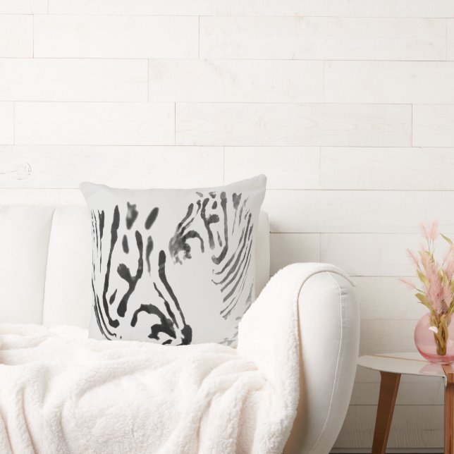 Zebra Art Wildlife Cushion (Couch)
