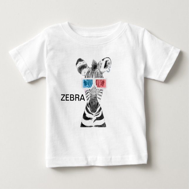 Zebra  baby T-Shirt (Front)