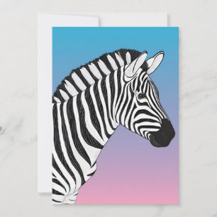 Zebra Beauty Holiday Card