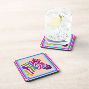 Zebra Beverage Coaster