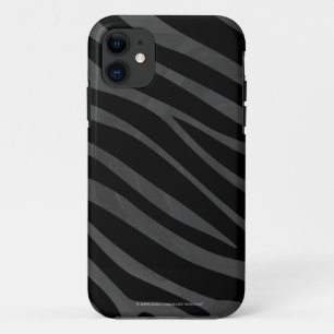 Zebra Black and Grey Print Case-Mate iPhone Case