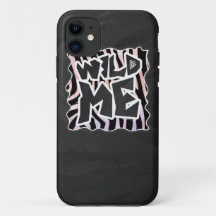 Zebra Black and Pink Wild me Case-Mate iPhone Case