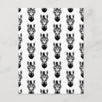 Zebra Black and White Pattern