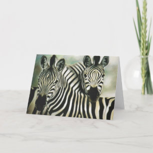 Zebra Buddies Card