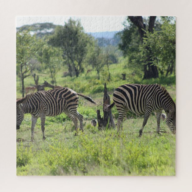 Zebra Buddies Jigsaw Puzzle (Vertical)