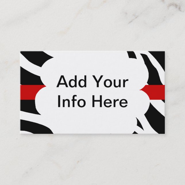 Zebra Business Card (Front)