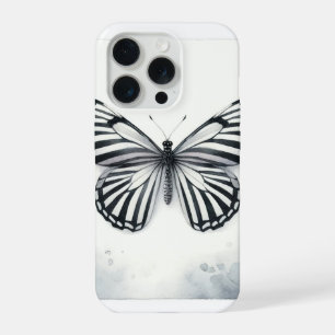 Zebra Butterfly Watercolor AREF295 - Watercolor iPhone 15 Pro Case