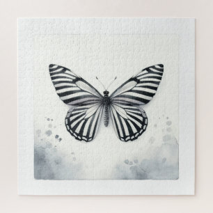Zebra Butterfly Watercolor AREF295 - Watercolor Jigsaw Puzzle