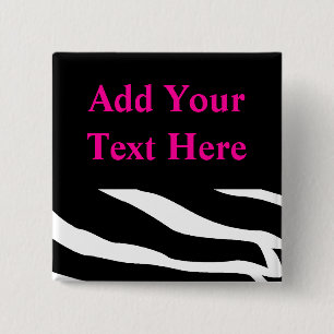 Zebra Button