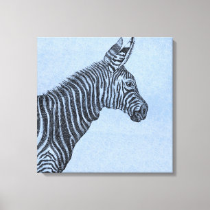 Zebra Canvas Print