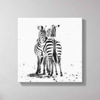 Zebra Canvas Print