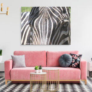 zebra  canvas print