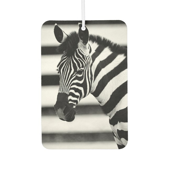 Zebra Car Air Freshener (Front)